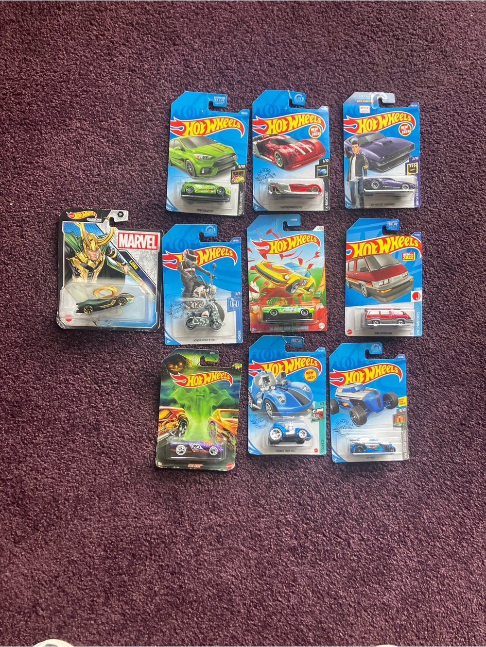 10 new Assorted Kids Toy Cars – Blue, Green, Red, Purple, Silver, White - Picture 2 of 12